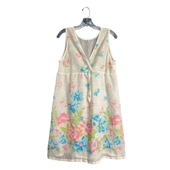 Vintage Sheer Floral Nightgown Dress - Picture 5 of 5